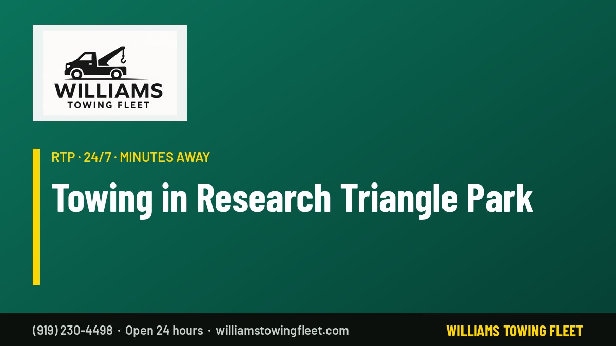 Williams Towing Fleet – towing in Research Triangle Park, NC